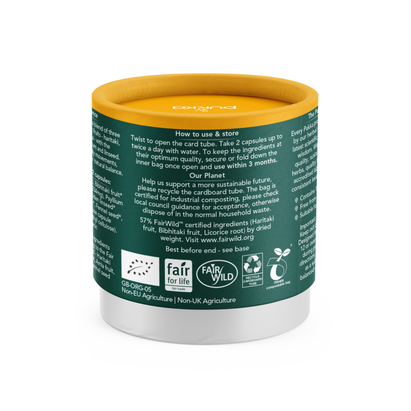 Pukka Herbs Organic Triphala Plus 60&