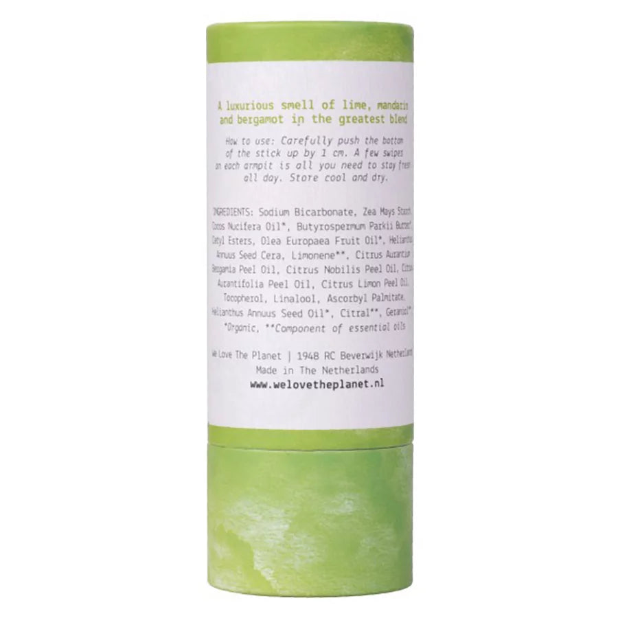 We Love The Planet Natural Deodorant - Luscious Lime (Stick) 48g VEGAN
