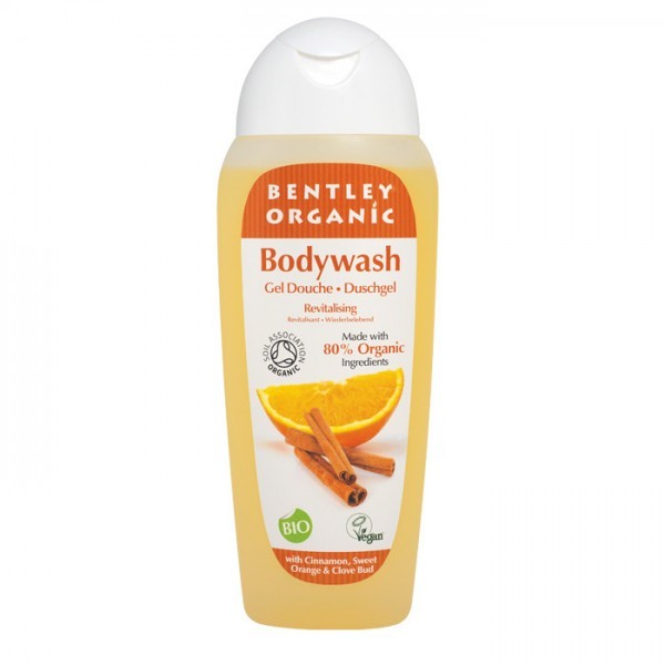 Bentley Organic Bodywash Revitalising with Cinnamon, Sweet Orange & Clove Bud 250ml