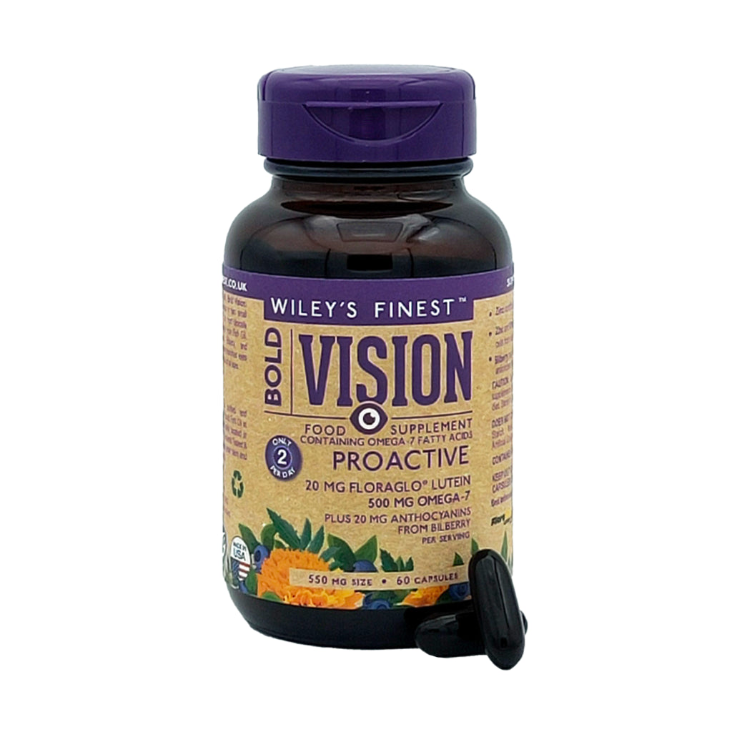 Wileys Finest Wild Alaskan Fish Oil - Bold Vision Proactive (60 Softgels)