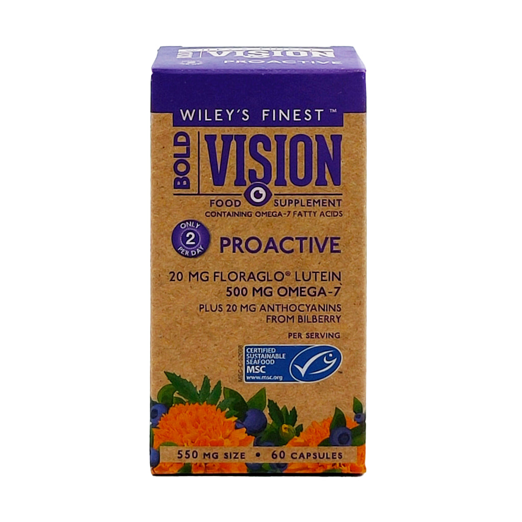 Wileys Finest Wild Alaskan Fish Oil - Bold Vision Proactive (60 Softgels)