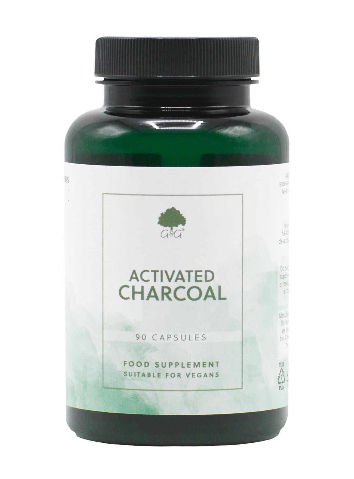 G&G Vitamins Activated Charcoal 90 Capsules