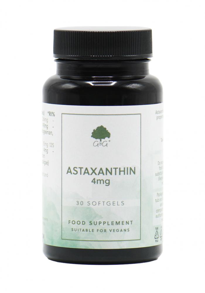 G&G Vitamins Astaxanthin 4mg 30 Softgels