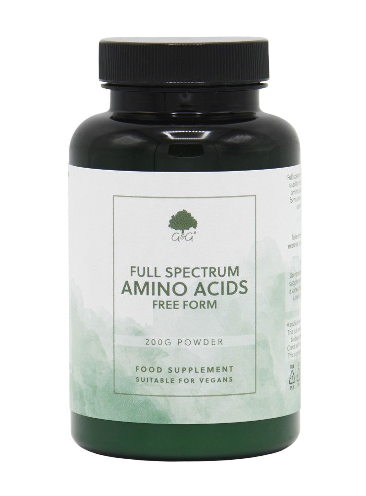 G&G Vitamins Full Spectrum Amino Acids Free Form 200g Powder