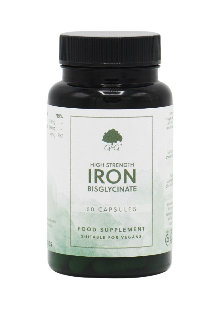 G&G Vitamins High Strength Iron Bisglycinate 60 Capsules