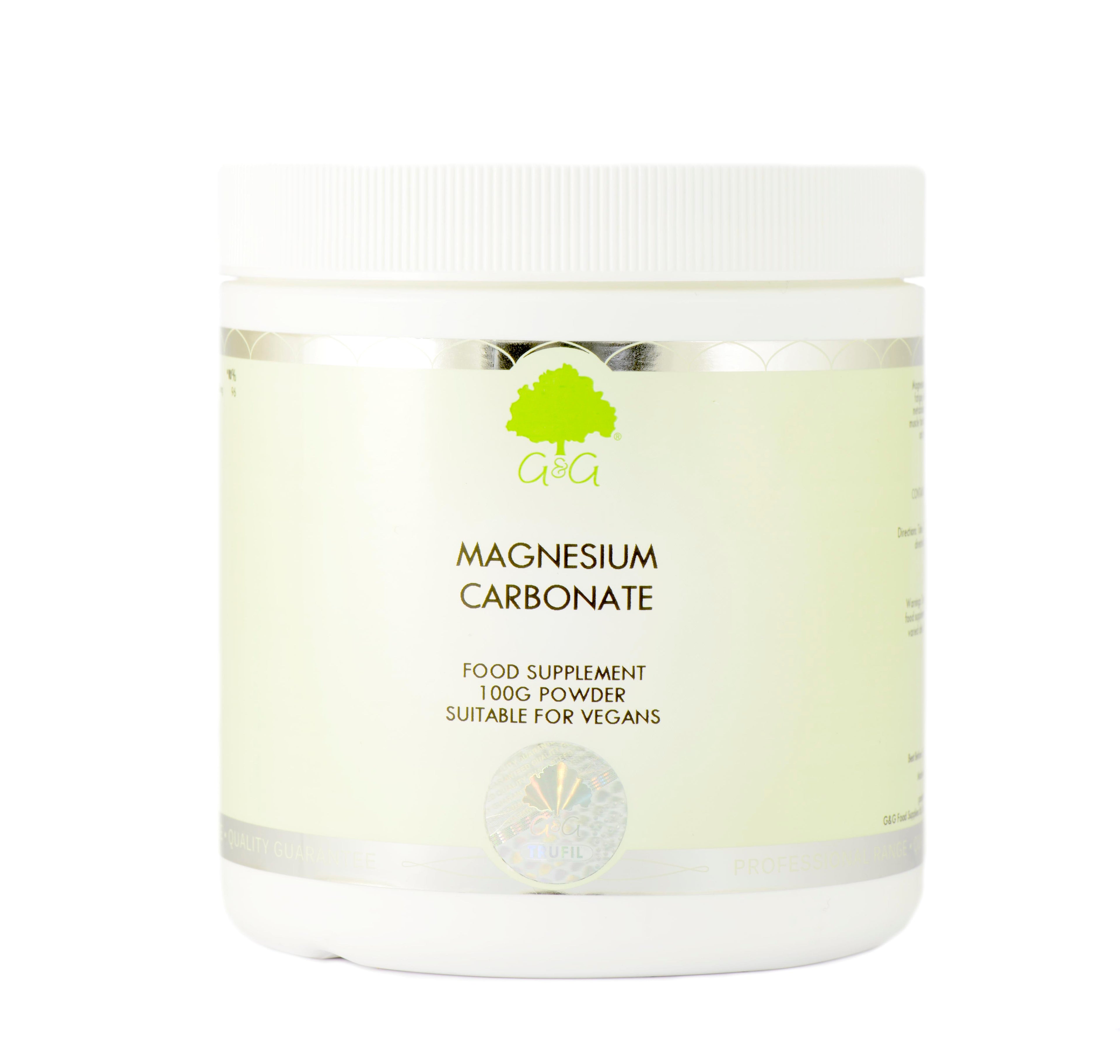 G&G Vitamins Magnesium Carbonate 100g