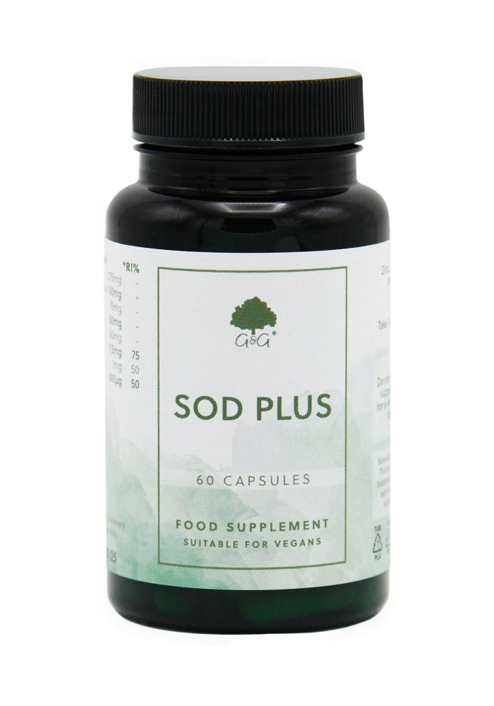 G&G Vitamins SOD Plus (Superoxide dismutase) 60 Capsules