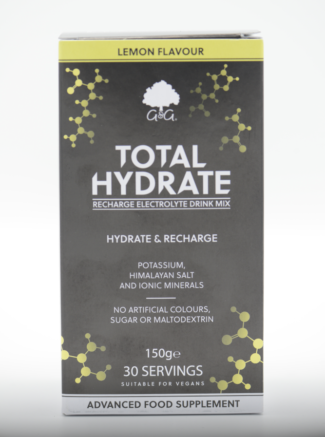 G&G Vitamins Total Hydrate Electrolyte Drink Mix Lemon Flavour 150g Sachets