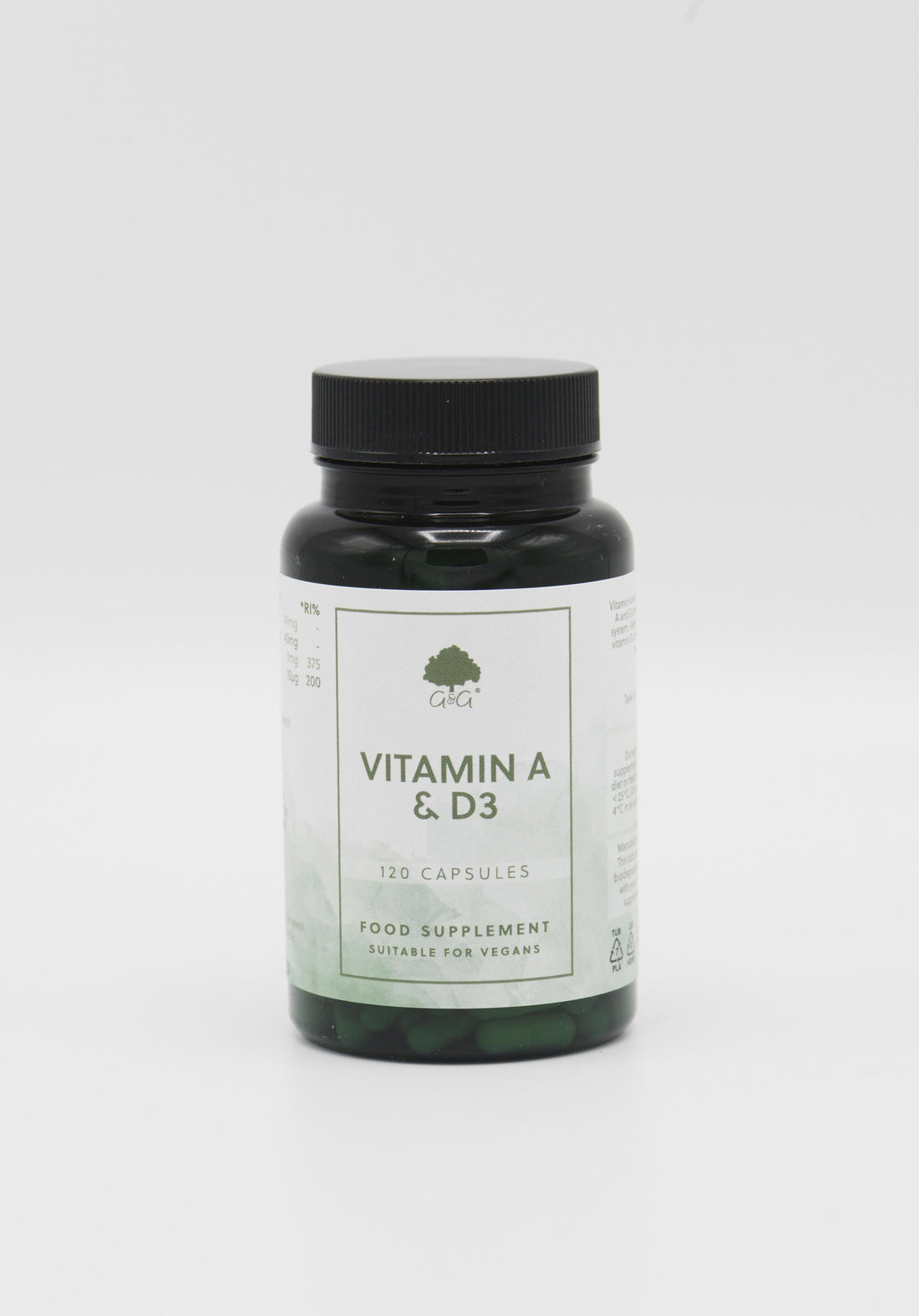 G&G Vitamins Vitamin A & D3 120 Capsules