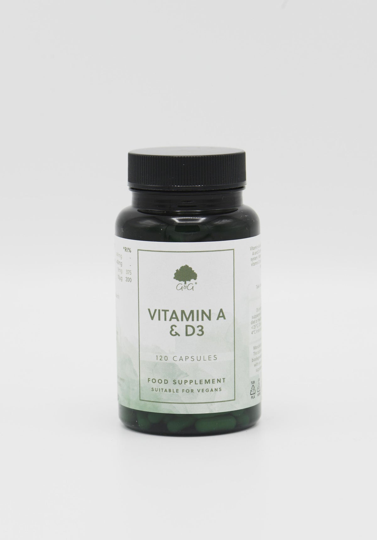 G&G Vitamins Vitamin A & D3 120 Capsules