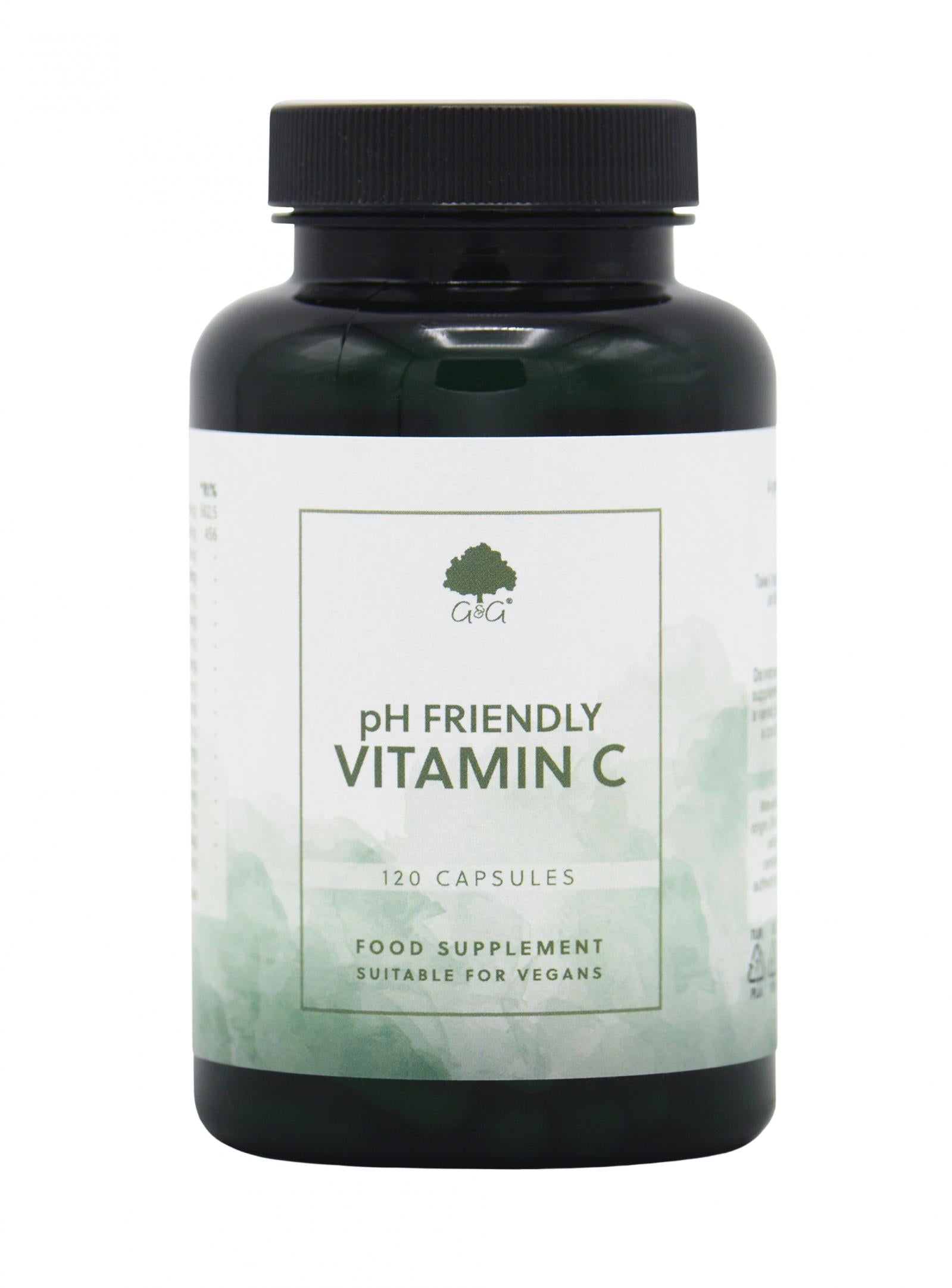 G&G Vitamins pH Friendly Vitamin C 120 Capsules