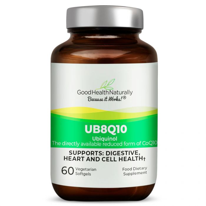 Good Health Naturally UB8Q10 Ubiquinol 60 Softgels BEST BEFORE DATE WITHIN 6 MONTHS
