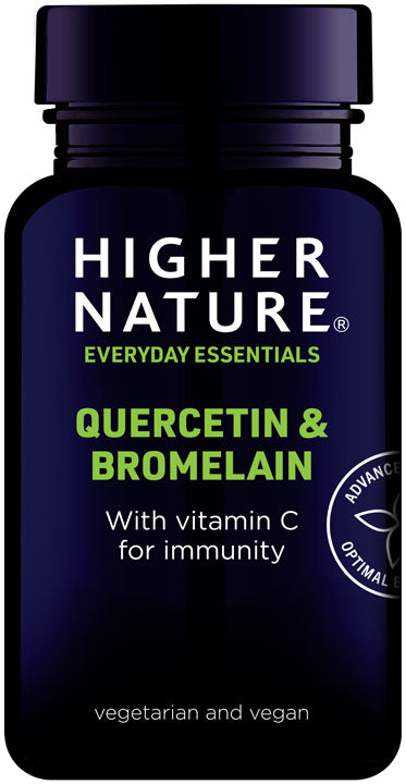 Higher Nature Quercetin & Bromelain 60 Tablets