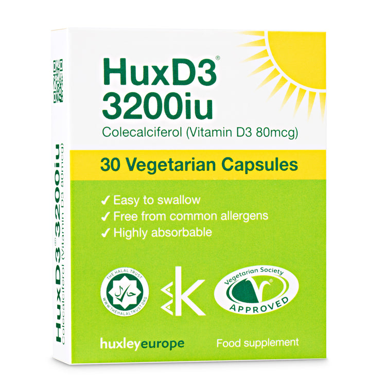 Huxley Europe D3 HuxD3 3200 IU (Vitamin D3 80mcg)