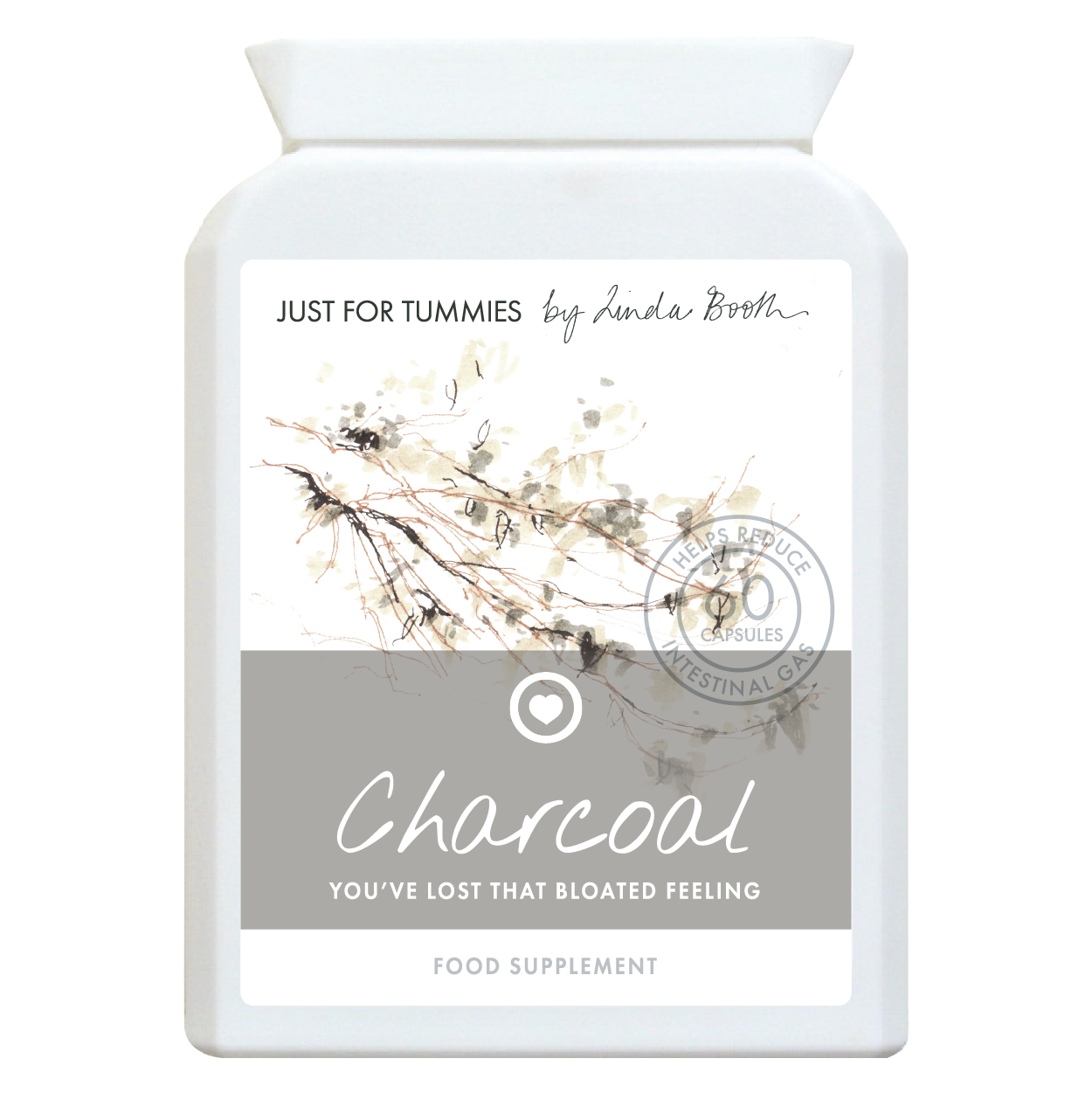 Just For Tummies Charcoal 60 Capsules
