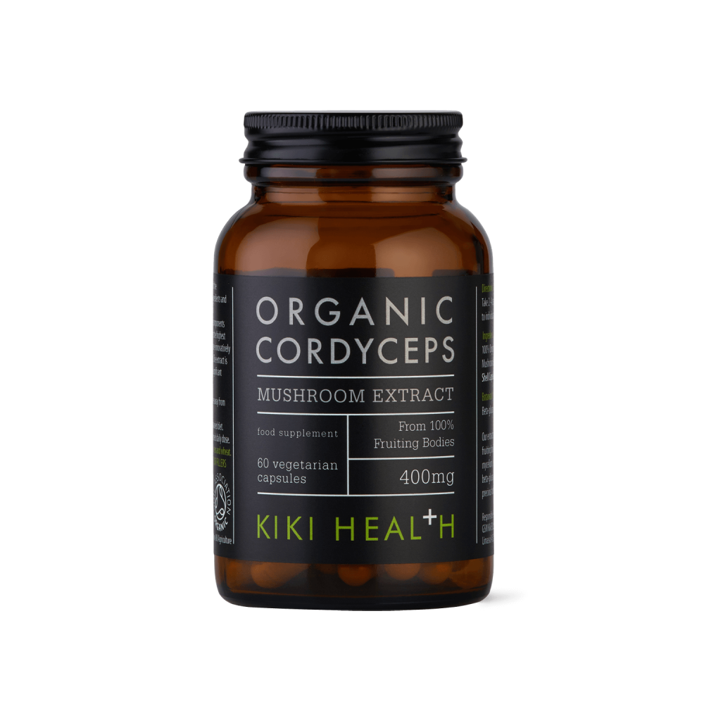 Kiki Health Organic Cordyceps Mushroom Extract 60 Capsules