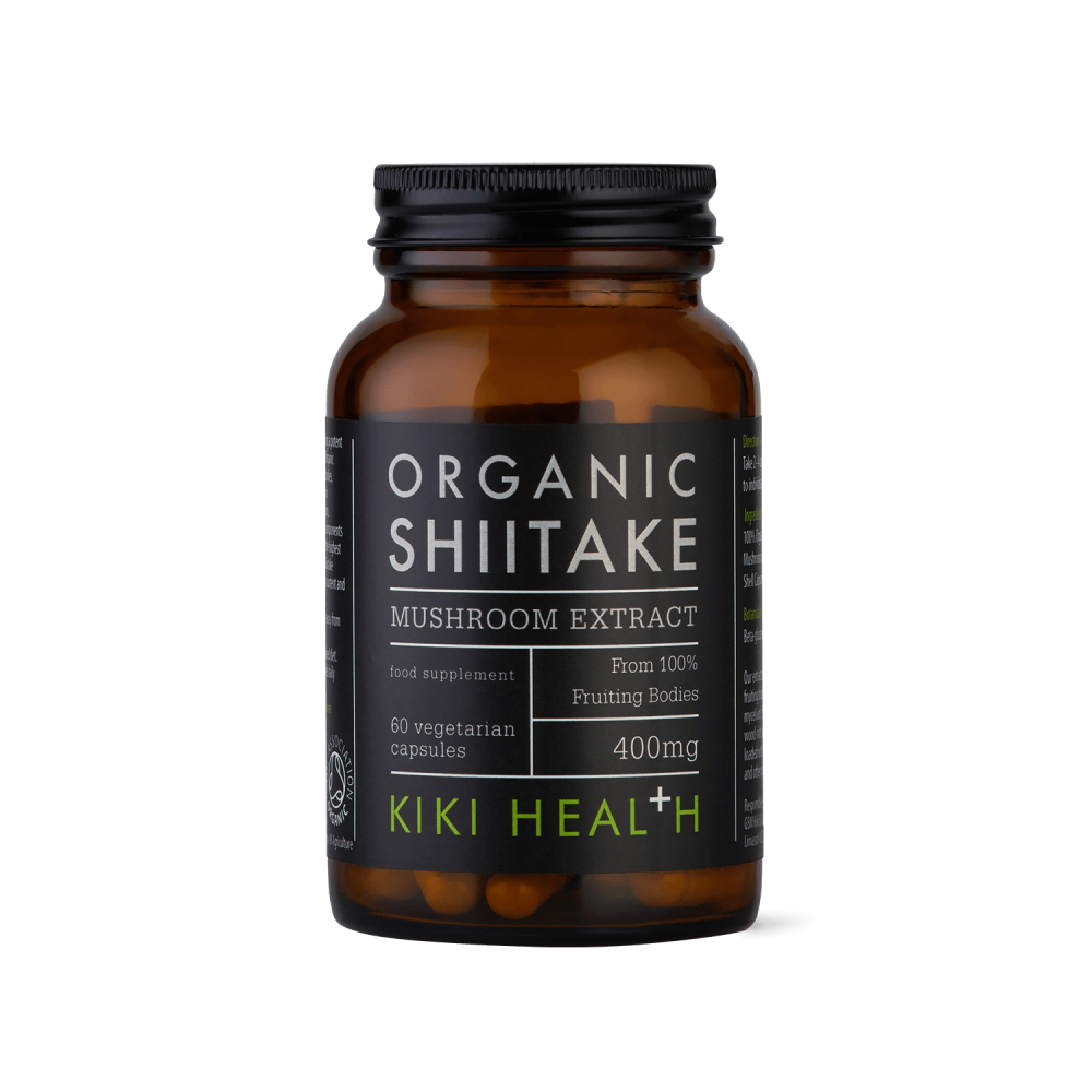 Kiki Health Organic Shiitake Mushroom Extract 60 Capsules