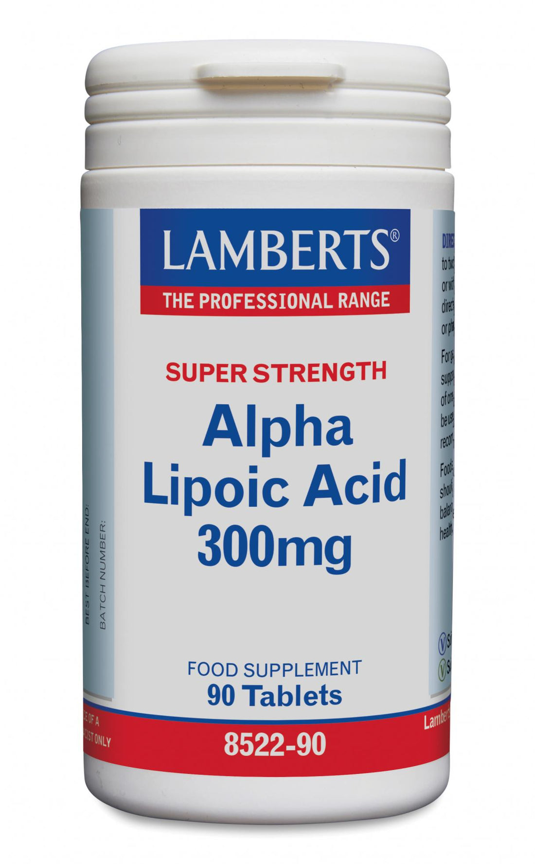 Lamberts Alpha Lipoic Acid 300mg 90 Tablets