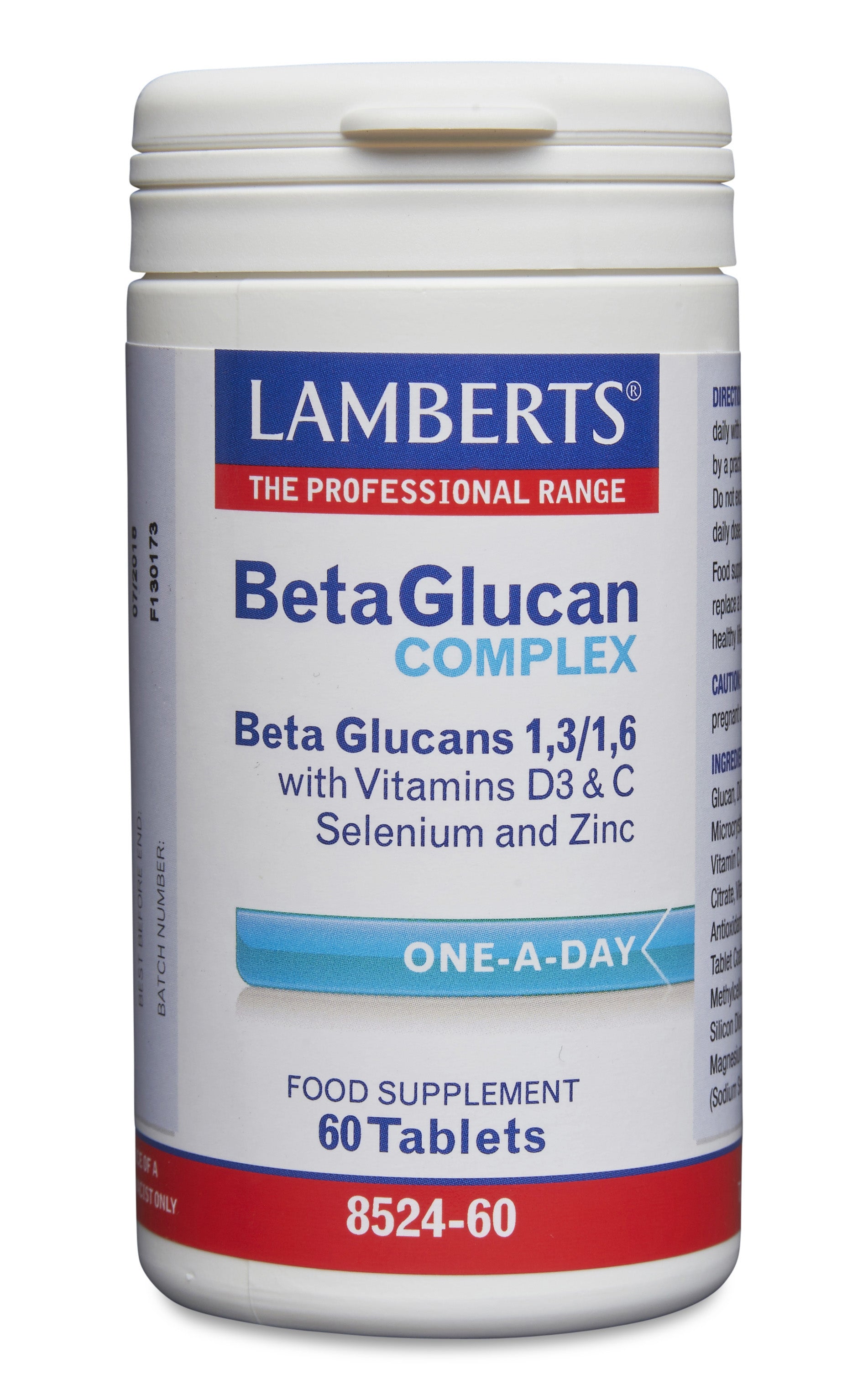 Lamberts Beta Glucan Complex 60 Tablets