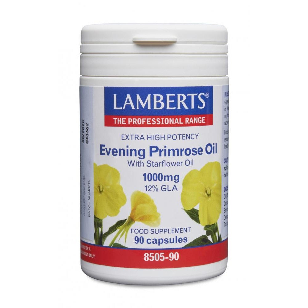 Lamberts Evening Primrose Oil with Starflower Oil 1000mg 90 Capsules