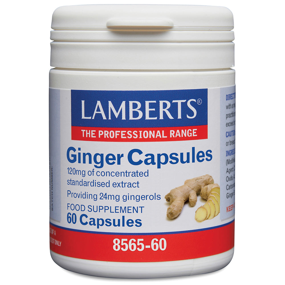 Lamberts Ginger Capsules 60 Capsules