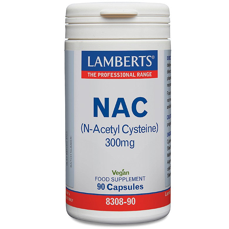 Lamberts NAC (N-Acetyl Cysteine) 300mg 90 Capsules