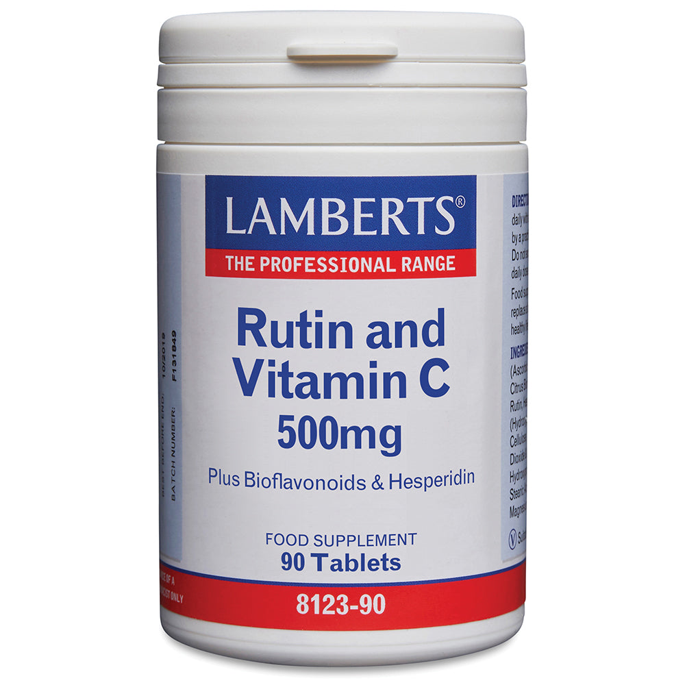 Lamberts Rutin and Vitamin C 500mg 90 Tablets