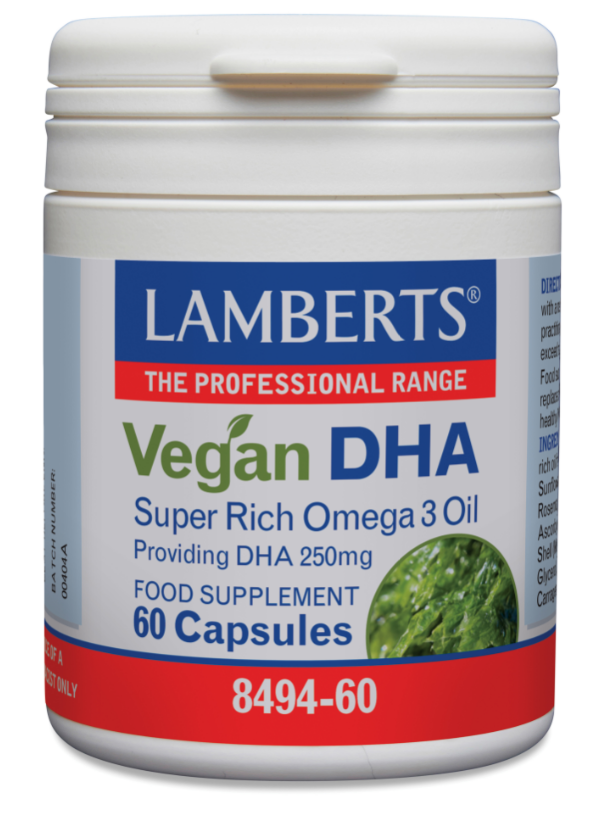 Lamberts Vegan DHA 60 Capsules