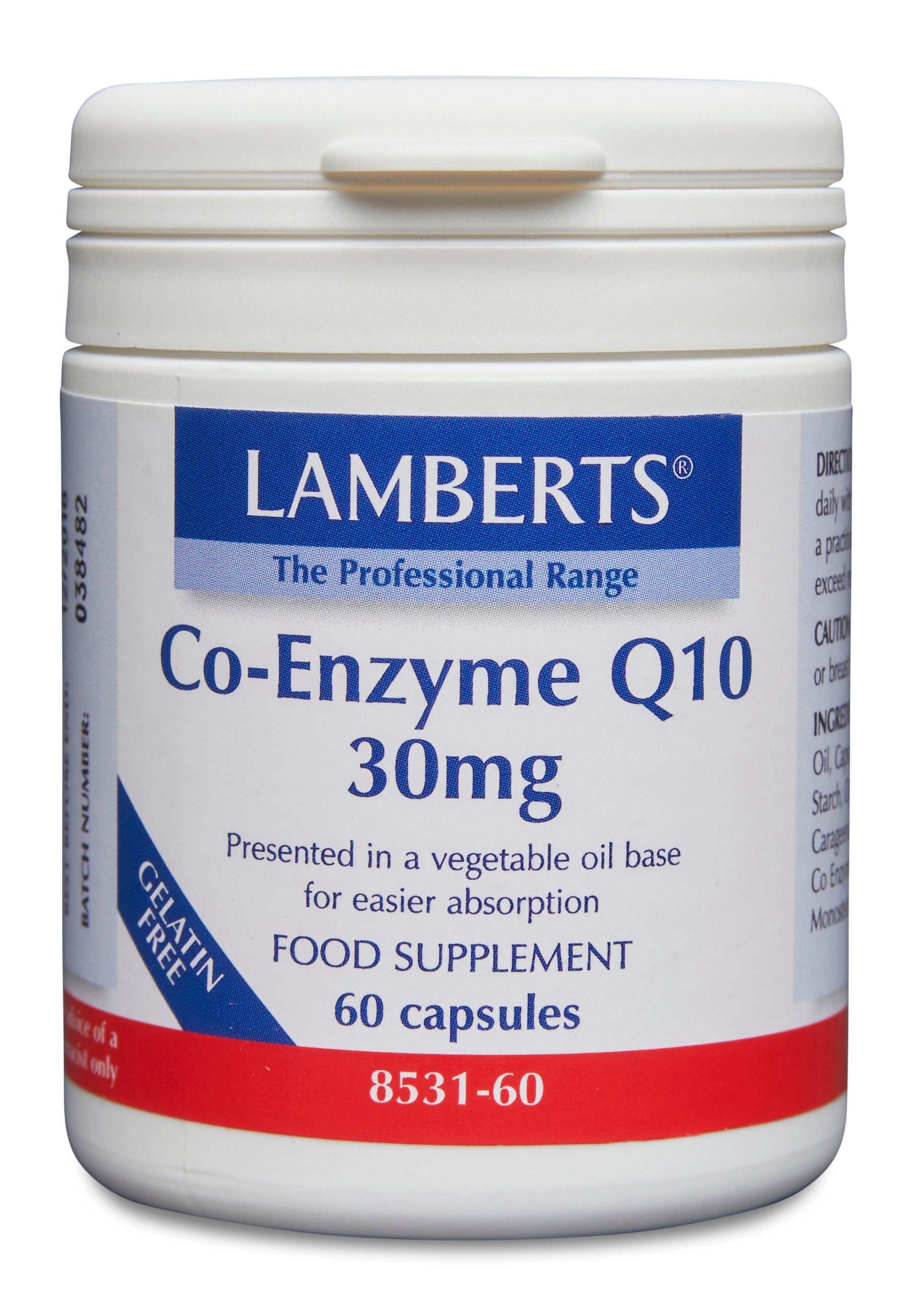 Lamberts Co-Enzyme Q10 30mg