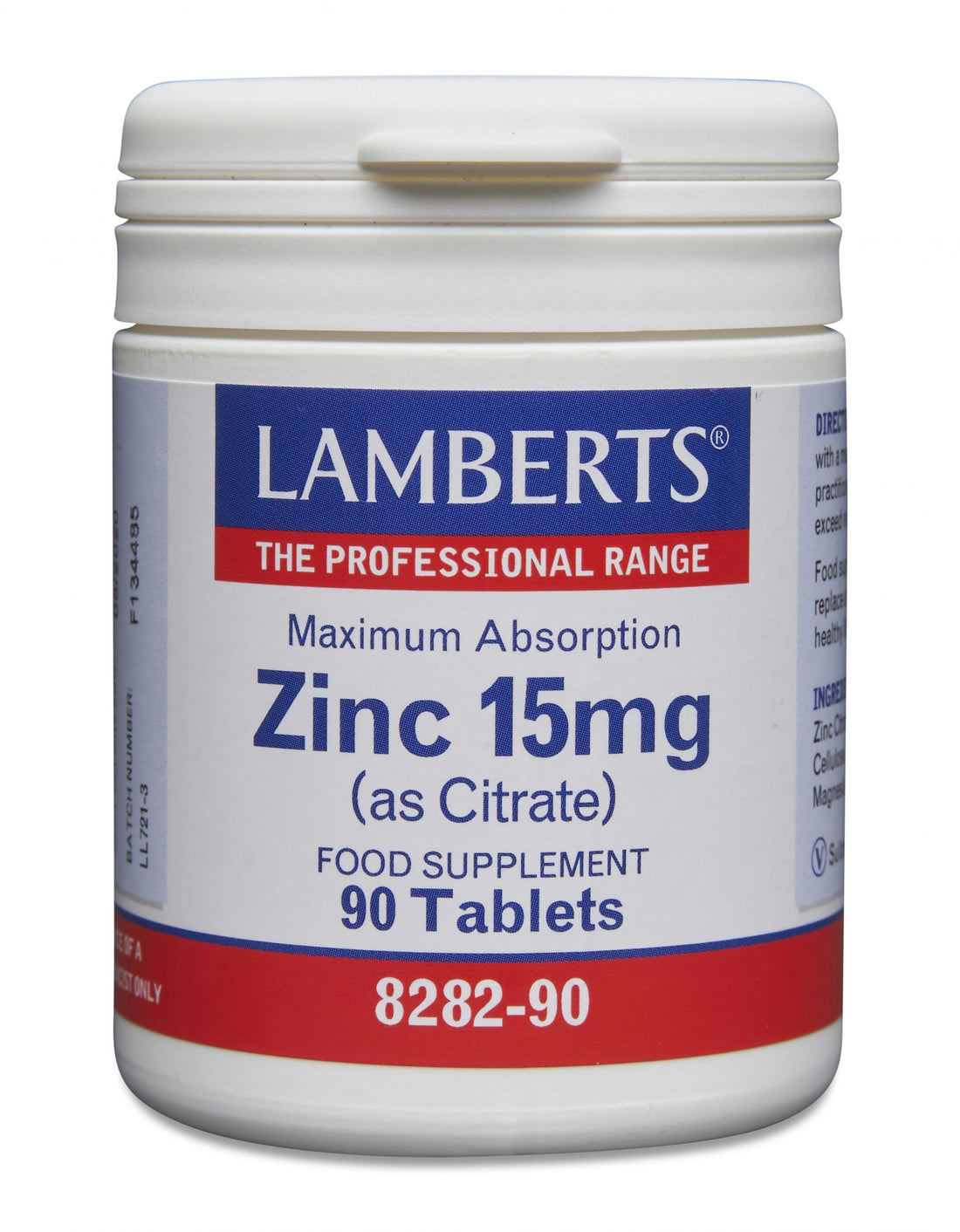 Lamberts Zinc 15mg (as Citrate)