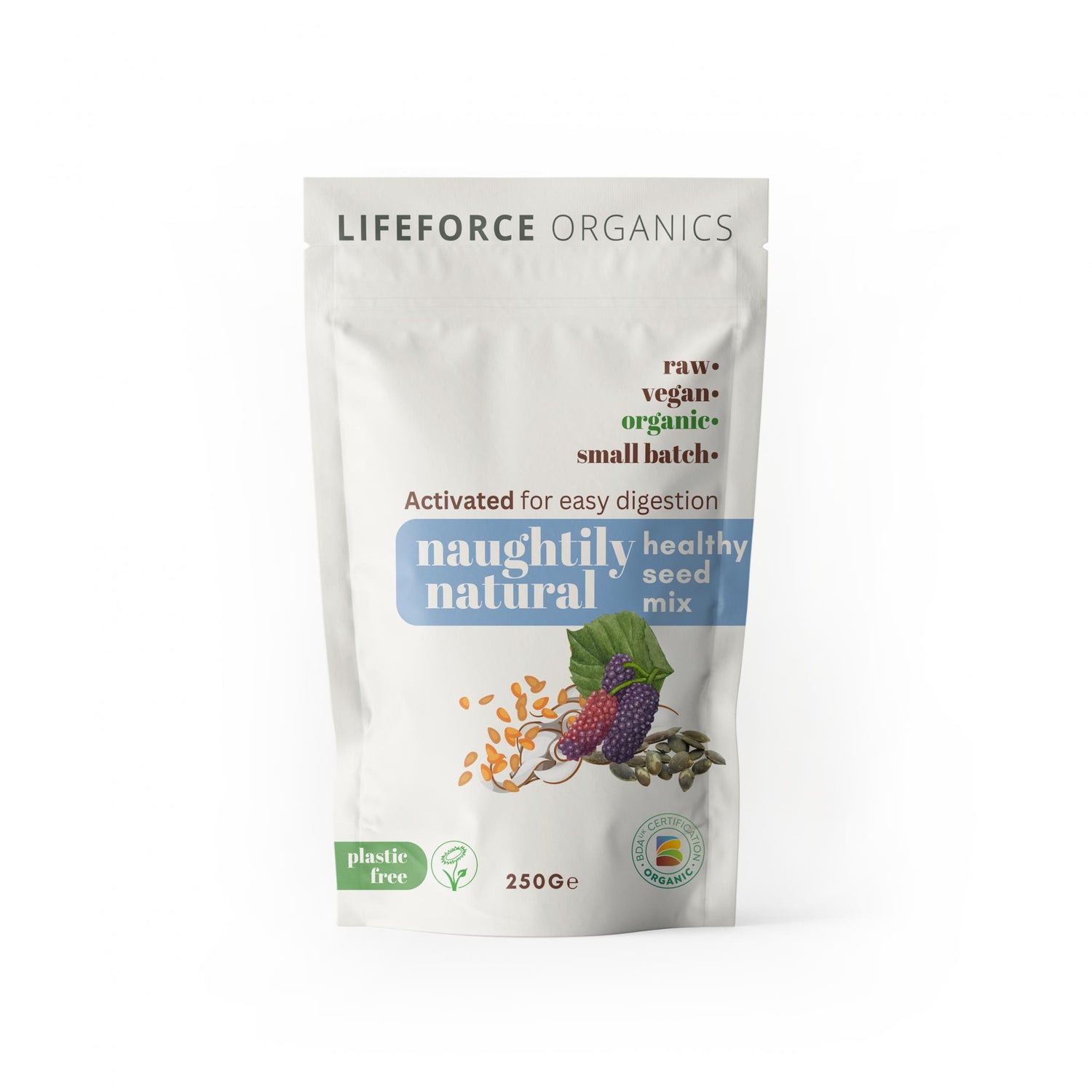 Lifeforce Organics Activated Naughtily Natural Healthy Seed Mix