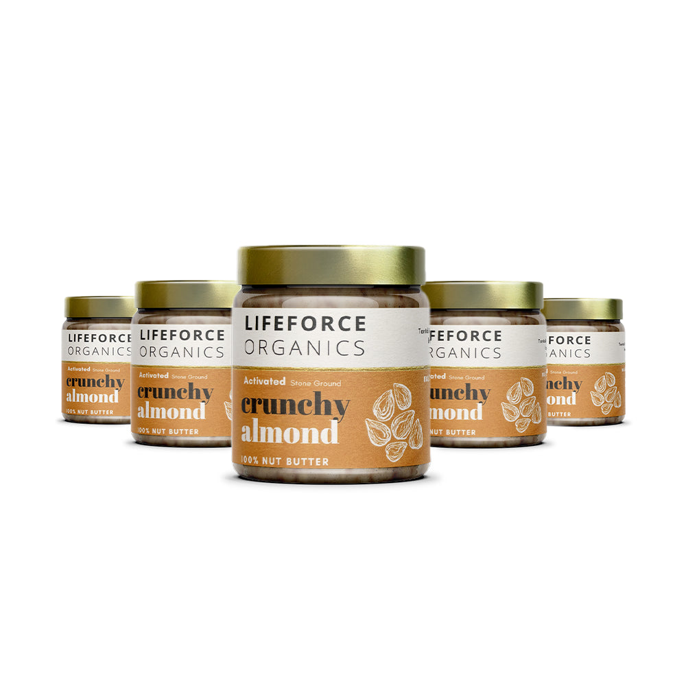 Lifeforce Organics Activated Crunchy Almond Nut Butter 220g