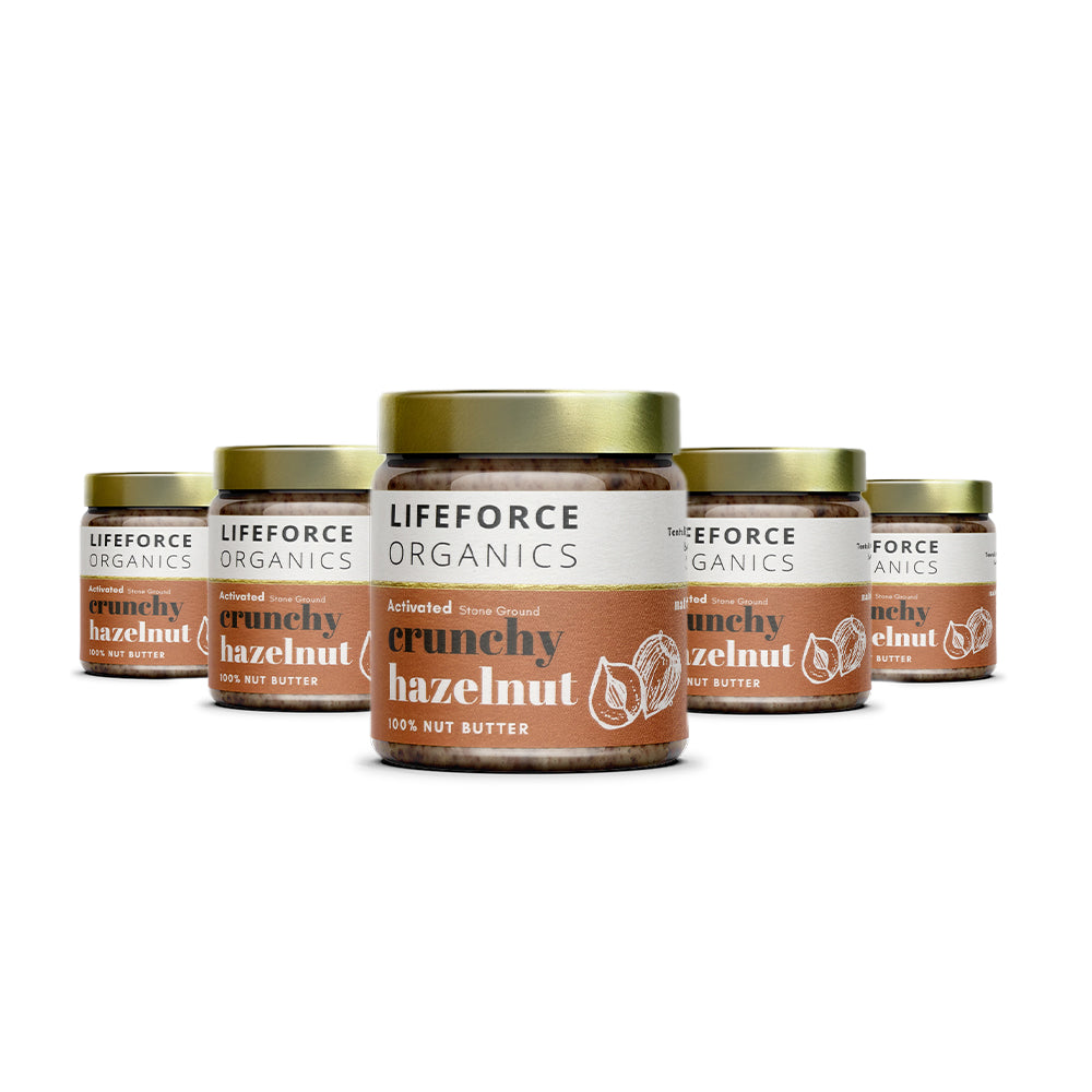 Lifeforce Organics Activated Crunchy Hazelnut Butter 220g