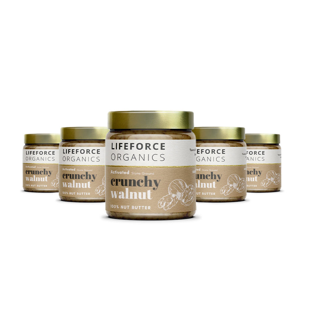 Lifeforce Organics Activated Crunchy Walnut Butter 220g