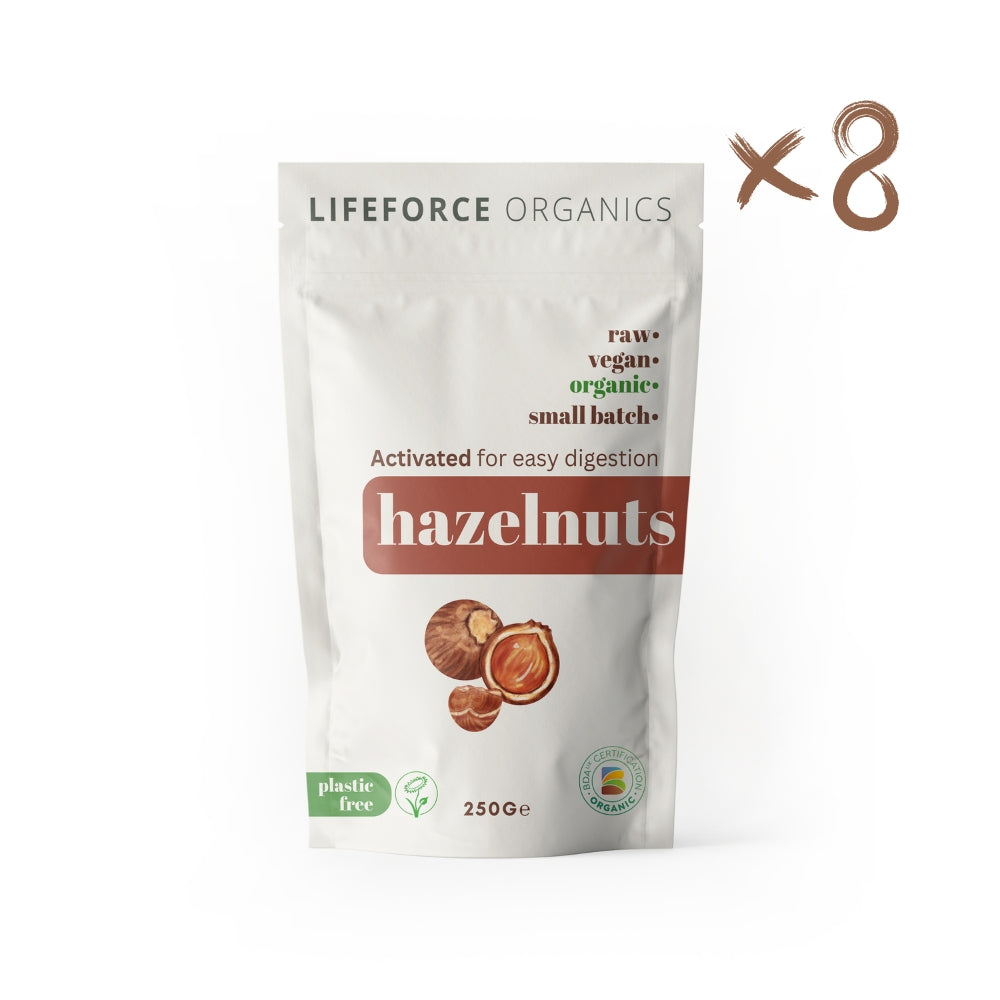 Lifeforce Organics Activated Hazelnuts 250g