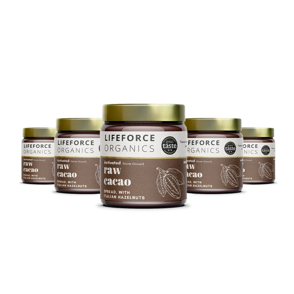 Lifeforce Organics Activated Raw Cacao Spread with Italian Hazelnuts