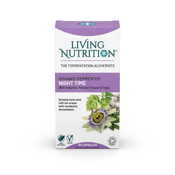 Living Nutrition Organic Fermented Night Time 60 Capsules