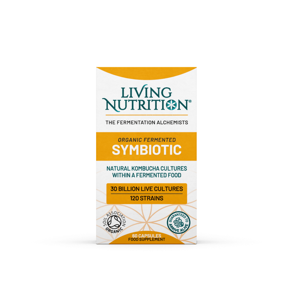 Living Nutrition Organic Fermented Symbiotic 60 Capsules