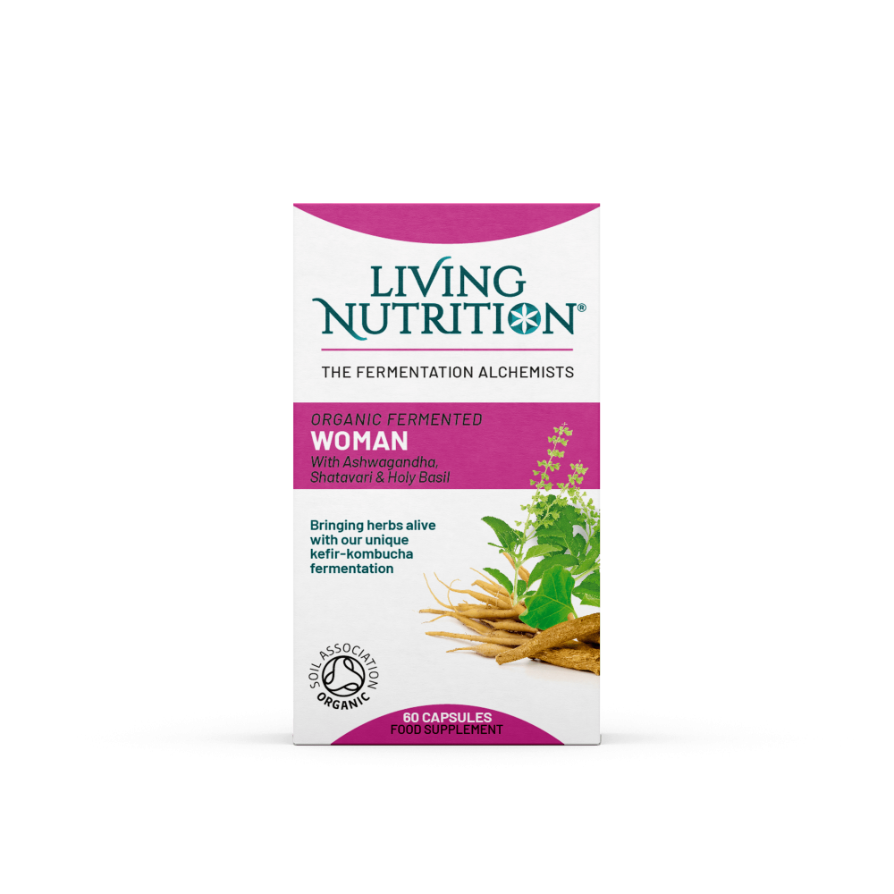 Living Nutrition Organic Fermented Woman 60 Capsules