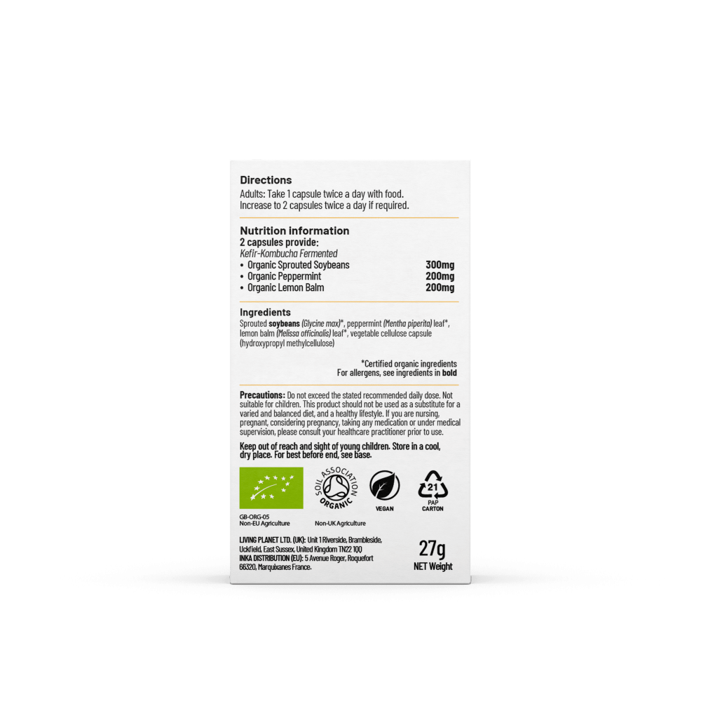 Living Nutrition Organic Your Flora Sensitive 60 Capsules