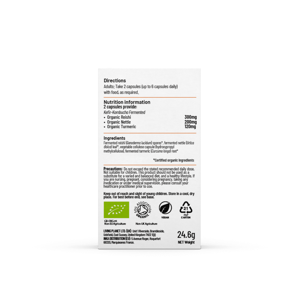 Living Nutrition Organic Fermented Aller-Plex 60 Capsules