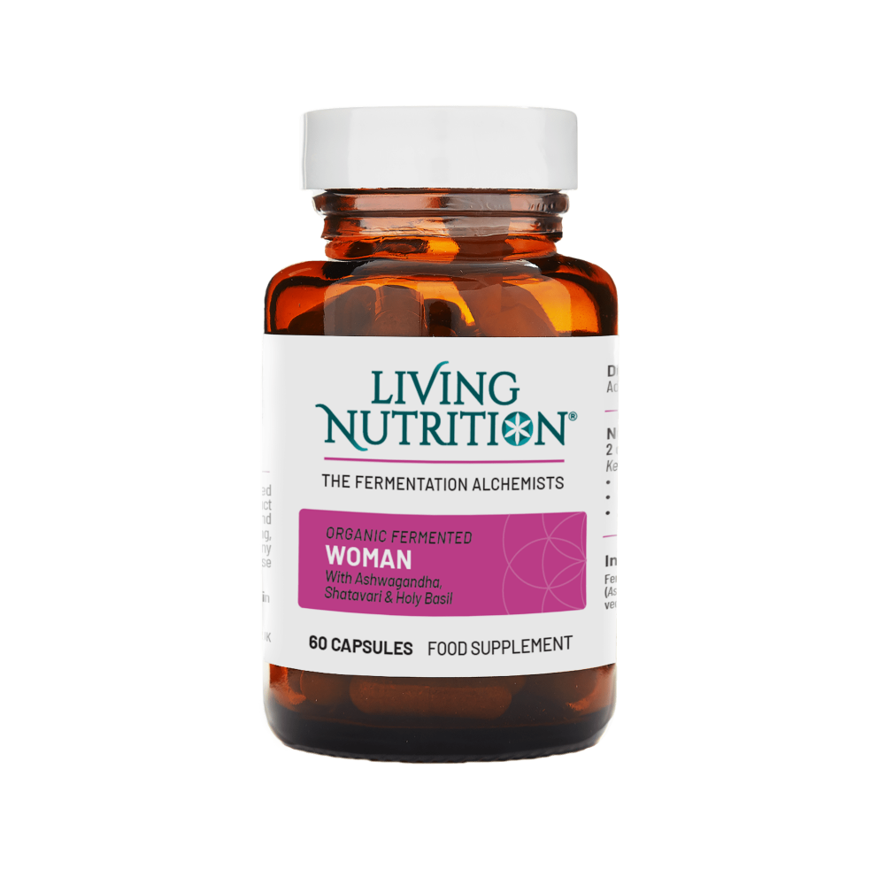 Living Nutrition Organic Fermented Woman 60 Capsules