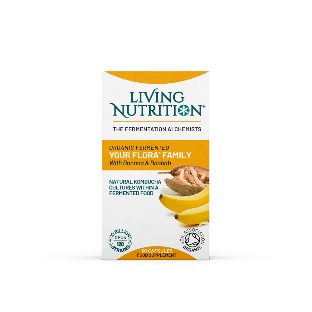 Living Nutrition Organic Your Flora Family 60 Capsules