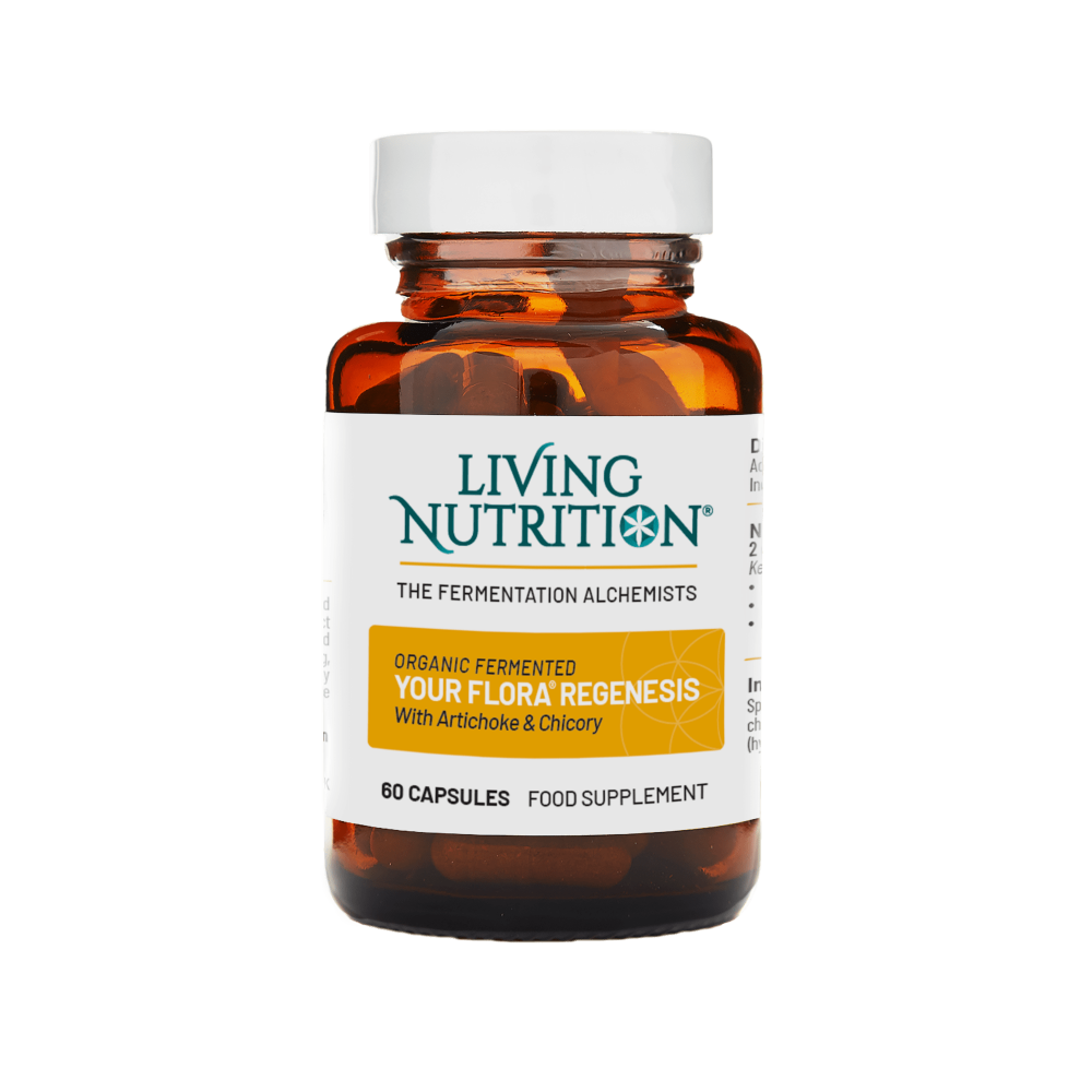 Living Nutrition Organic Your Flora Regenesis 60 Capsules