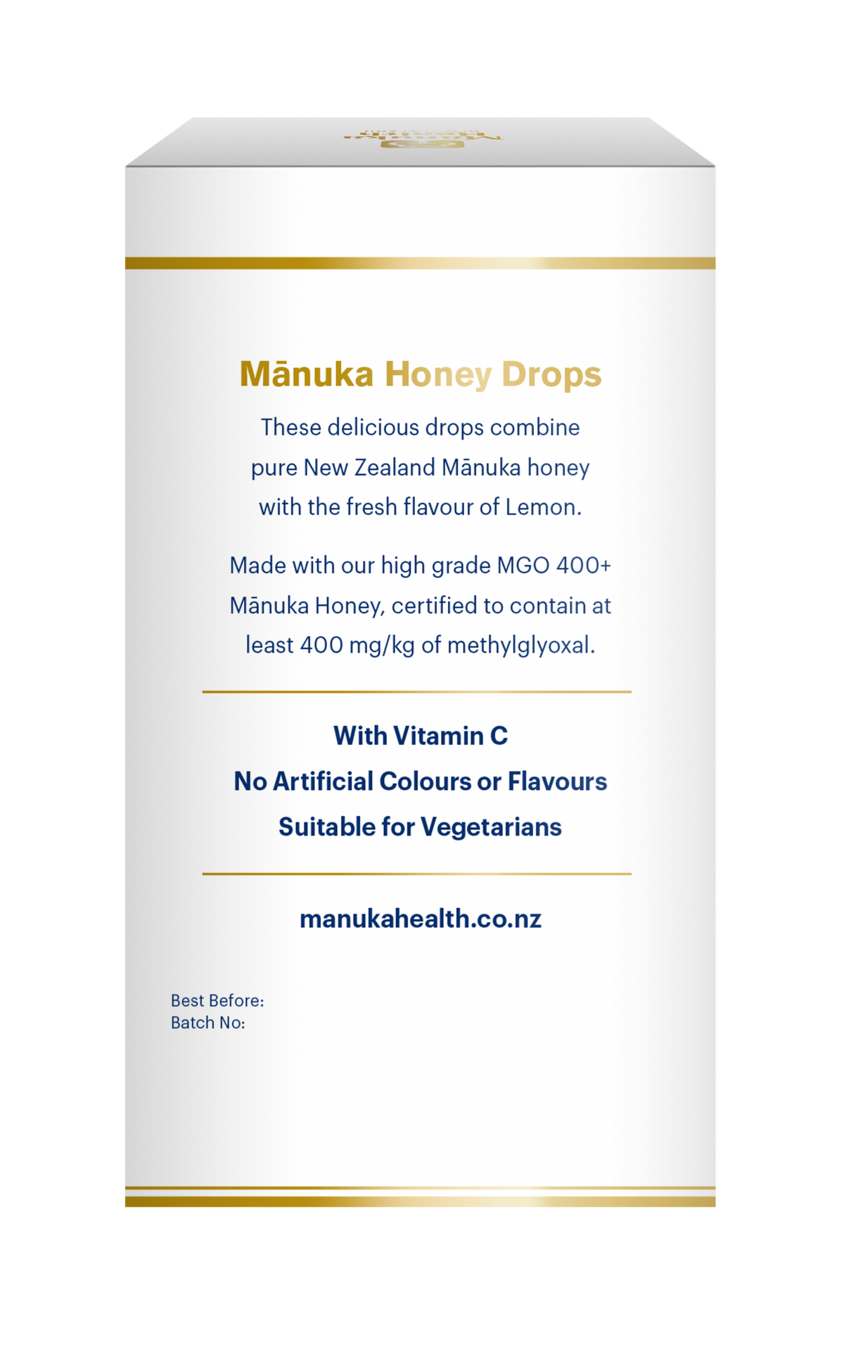 Manuka Health Products - Manuka Honey Drops Lemon Flavour 250g 58 Lozenges