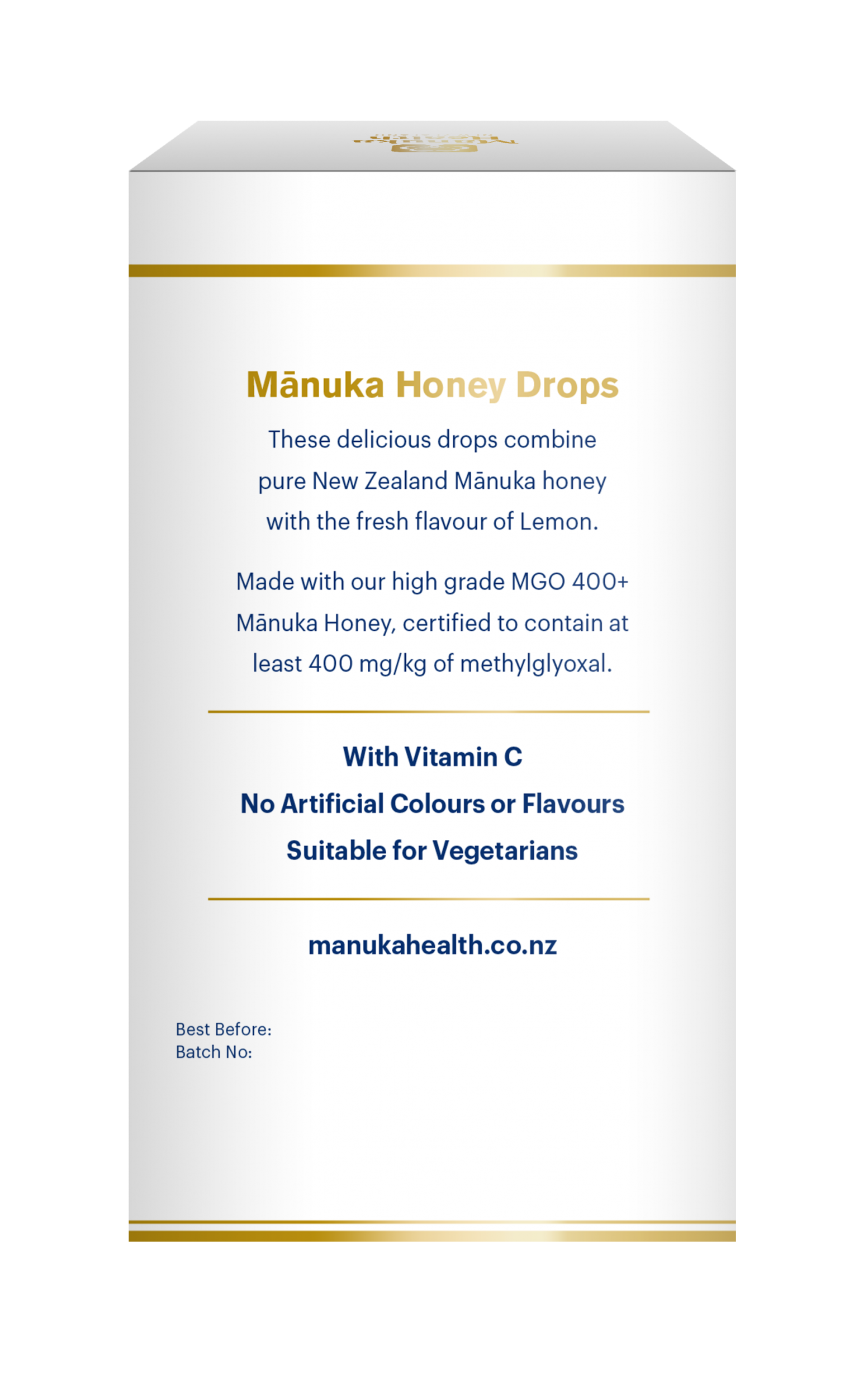 Manuka Health Products - Manuka Honey Drops Lemon Flavour 250g 58 Lozenges
