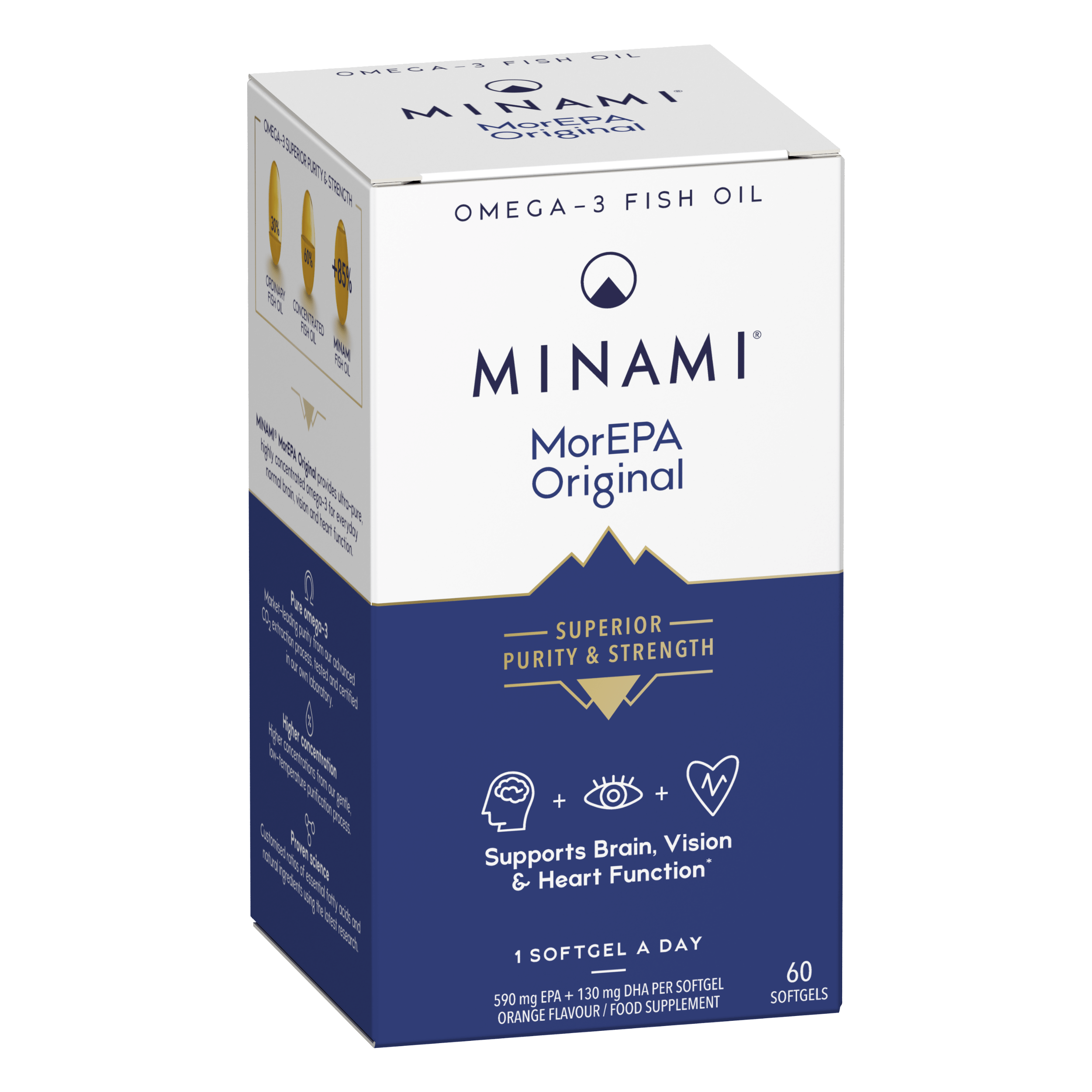 Minami MorEPA Original 60 Softgels