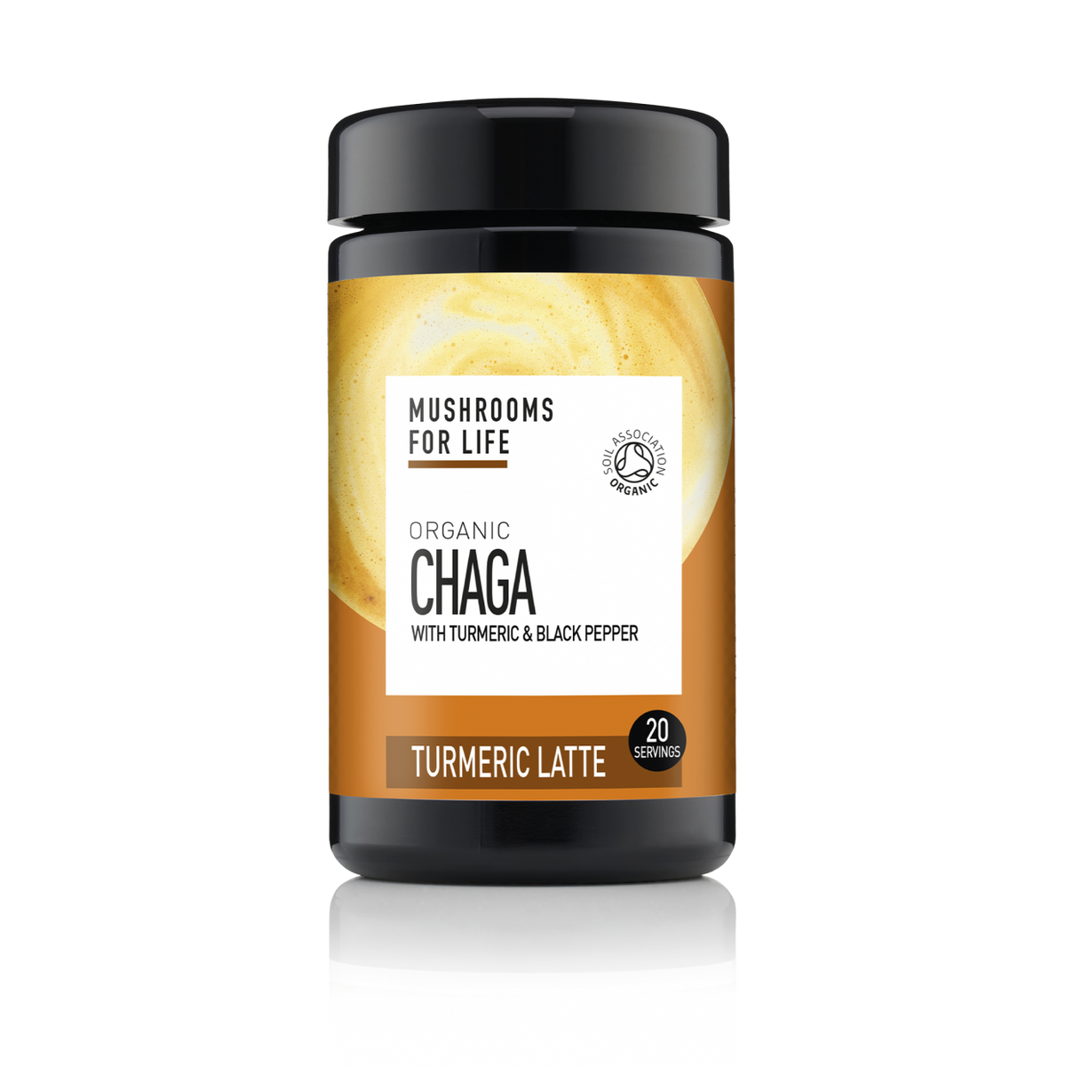 Mushrooms For Life Organic Chaga Turmeric Latte 120g