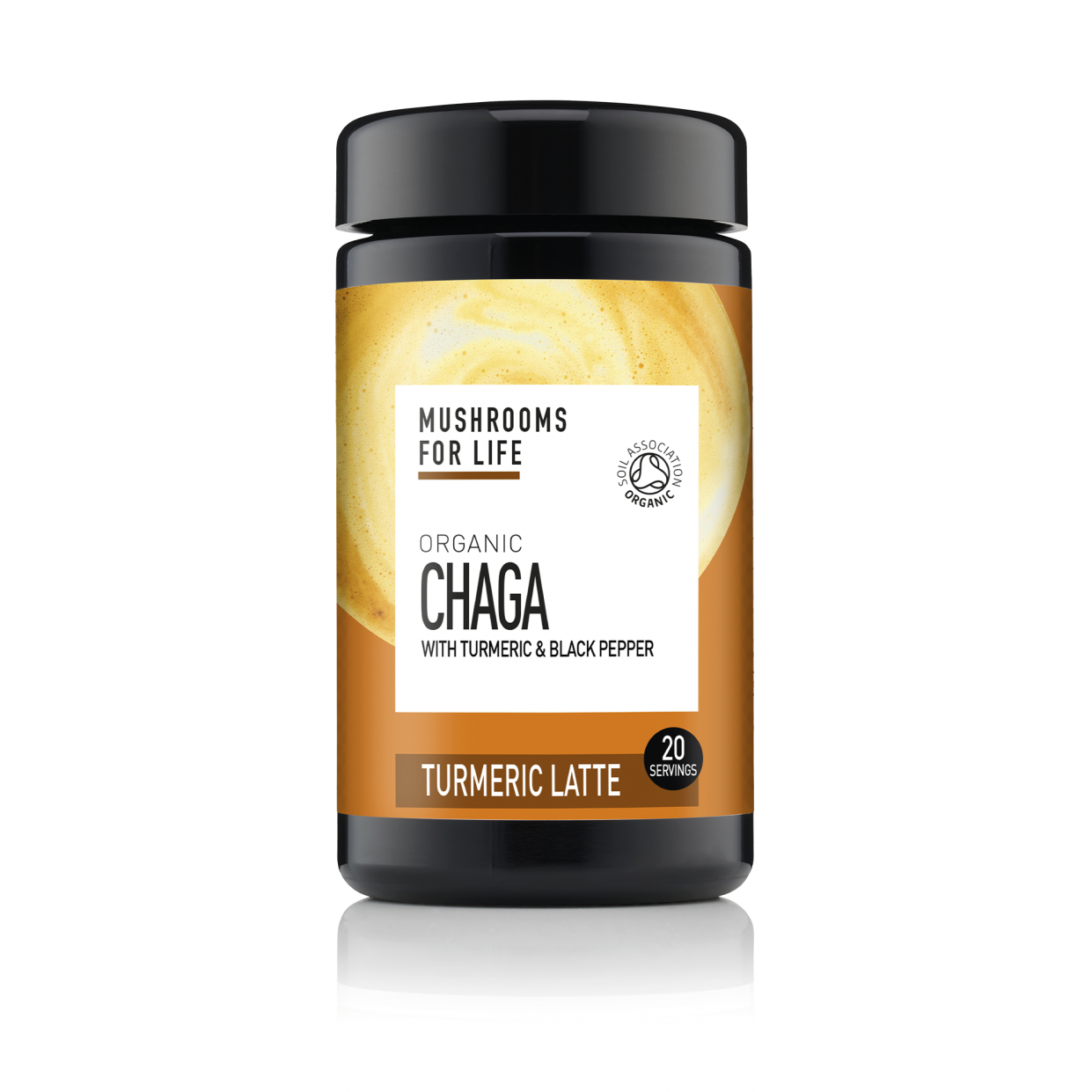 Mushrooms For Life Organic Chaga Turmeric Latte 120g