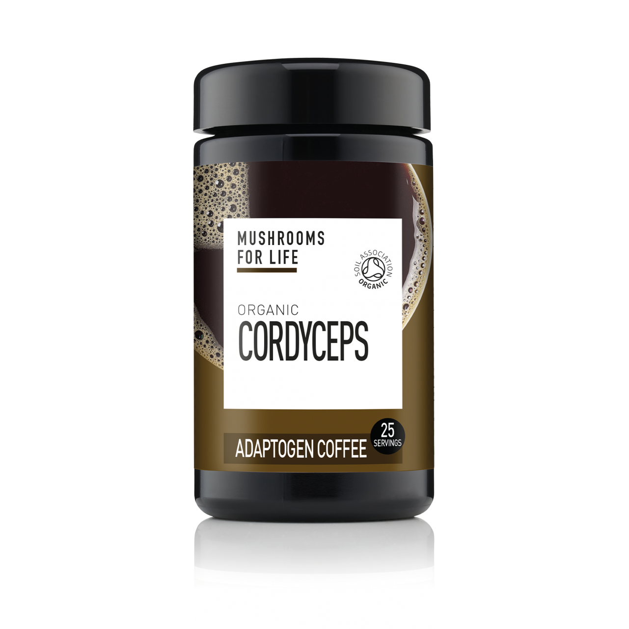 Mushrooms For Life Organic Cordyceps Adaptogen Coffee 75g